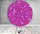 Painel De Festa Redondo 1,50x1,50 - Efeito Glitter Roxo 186 - Imagem 2