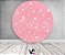 Painel De Festa Redondo 1,50x1,50 - Efeito Glitter Rosa Seco 189 - Imagem 2