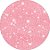 Painel De Festa Redondo 1,50x1,50 - Efeito Glitter Rosa Seco 189 - Imagem 1