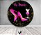 Painel De Festa Redondo 1,50x1,50 - De repente Efeito Glitter Pink 165 - Imagem 2