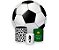 Painel De Festa Redondo 1,50 x 1,50 + Trio De Capas Cilindro - Bola de Futebol Campo 001 - Imagem 1