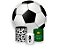 Painel De Festa Redondo 1,50 x 1,50 + Trio De Capas Cilindro - Bola de Futebol Campo 001 - Imagem 1