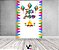 Painel De Festa Vertical 1,50 x 2,20 - Festa Junina Frame Bandeiras Coloridas 035 - Imagem 2