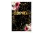 Painel De Festa Vertical 1,50 x 2,20 - Formei Dourado Floral 018 - Imagem 1