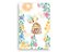 Painel De Festa Vertical 1,50 x 2,20 -  Abelhinha Cute Floral 003 - Imagem 1