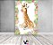 Painel De Festa Vertical 1,50 x 2,20 - Girafa Safari Florido 010 - Imagem 2