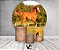 Painel De Festa Redondo 1,50 x 1,50 + Trio De Capas Cilindro - Cavalo Castanho 005 - Imagem 2
