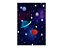 Painel De Festa Vertical 1,50 x 2,20 - Astronauta Planetas e Estrelas 003 - Imagem 1