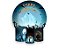 Painel De Festa Redondo 1,50 x 1,50 + Trio De Capas Cilindro - Happy Halloween Fantasma 028 - Imagem 1