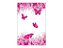 Painel De Festa Vertical 1,50 x 2,20 - Borboletas Pink Floral 033 - Imagem 1