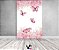 Painel De Festa Vertical 1,50 x 2,20 - Borboletas Rosa Floral 035 - Imagem 2