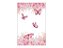Painel De Festa Vertical 1,50 x 2,20 - Borboletas Rosa Floral 035 - Imagem 1