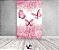 Painel De Festa Vertical 1,50 x 2,20 - Borboletas Floral Rosa Claro 036 - Imagem 2