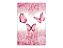 Painel De Festa Vertical 1,50 x 2,20 - Borboletas Floral Rosa Claro 036 - Imagem 1