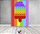 Painel De Festa Vertical 1,50 x 2,20 - Brinquedo Bolha Push Pop It Sorvete Colorido 005 - Imagem 2