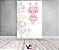 Painel De Festa Vertical 1,50 x 2,20 - Robô Rosa Cute 014 - Imagem 2