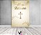 Painel De Festa Vertical 1,50 x 2,20 - Meu Batismo Cruz Dourado 006 - Imagem 2