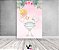 Painel De Festa Vertical 1,50 x 2,20 - Batizado Anja Cute Rosa 034 - Imagem 2
