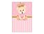 Painel De Festa Vertical 1,50 x 2,20 - Chá de Bebê Ursa Princesa Rosa 004 - Imagem 1