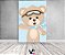 Painel De Festa Vertical 1,50 x 2,20 - Chá de Bebê Urso Aviador Cute 063 - Imagem 2