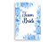 Painel De Festa Vertical 1,50 x 2,20 - Team Bride Floral Azul 006 - Imagem 1