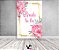 Painel De Festa Vertical 1,50 x 2,20 - Bride to Be Floral Rosa 009 - Imagem 2