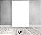 Painel De Festa Vertical 1,50 x 2,20 - Cores Neutras Liso Branco 031 - Imagem 2