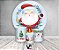 Painel De Festa Redondo 1,50 x 1,50 + Trio De Capas Cilindro - Natal Papai Noel Cute 005 - Imagem 2