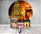 Painel De Festa Redondo 1,50 x 1,50 + Trio De Capas Cilindro - Decoração Natal Brilhante 012 - Imagem 2