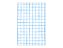 Painel De Festa Vertical 1,50 x 2,20 - Estampa Grid Quadriculado Azul 066 - Imagem 1