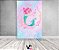Painel De Festa Vertical 1,50 x 2,20 - Fundo do Mar Sereia 004 - Imagem 2