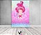 Painel De Festa Vertical 1,50 x 2,20 - Efeito Glitter Sereia Rosa 007 - Imagem 2