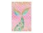 Painel De Festa Vertical 1,50 x 2,20 - Sereia Rosa e Verde 015 - Imagem 1