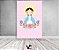 Painel De Festa Vertical 1,50 x 2,20 -  Santa Nossa Senhora das Graças Cute Rosa 008 - Imagem 2