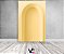 Painel De Festa Vertical 1,50 x 2,20 - Parede Arco Portal Curvas Finas Amarelo Suave 026 - Imagem 2