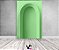 Painel De Festa Vertical 1,50 x 2,20 - Parede Arco Portal Curvas Finas Verde Claro 036 - Imagem 2