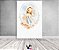 Painel De Festa Vertical 1,50 x 2,20 - Nossa Senhora de Lourdes Branco Floral 033 - Imagem 2
