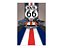 Painel De Festa Vertical 1,50 x 2,20 - Route 66 Carros Antigo 008 - Imagem 1