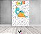Painel De Festa Vertical 1,50 x 2,20 - Dinossauros Fundo Clean 001 - Imagem 2