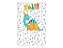 Painel De Festa Vertical 1,50 x 2,20 - Dinossauros Fundo Clean 001 - Imagem 1