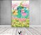 Painel De Festa Vertical 1,50 x 2,20 - Dinossauros Coroa de Flores 003 - Imagem 2