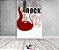 Painel De Festa Vertical 1,50 x 2,20 - Rock and Roll Guitarra Vermelha 022 - Imagem 2