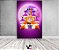 Painel De Festa Vertical 1,50 x 2,20 - Halloween Casinha da Bruxa Roxo 015 - Imagem 2