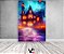 Painel De Festa Vertical 1,50 x 2,20 - Casa de Halloween 032 - Imagem 2