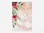 Painel De Festa Vertical 1,50 x 2,20 - Efeito Glitter com Flores Rosas 022 - Imagem 1