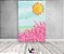 Painel De Festa Vertical 1,50 x 2,20 - Flor Rosa Tropical 023 - Imagem 2