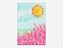 Painel De Festa Vertical 1,50 x 2,20 - Flor Rosa Tropical 023 - Imagem 1