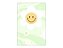 Painel De Festa Vertical 1,50 x 2,20 - Flor Sorridente Verde Suave 085 - Imagem 1