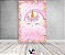 Painel De Festa Vertical 1,50 x 2,20 - Unicórnio Floral Rosa 006 - Imagem 2