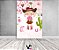 Painel De Festa Vertical 1,50 x 2,20 - Boiadeira Cute Floral 023 - Imagem 2